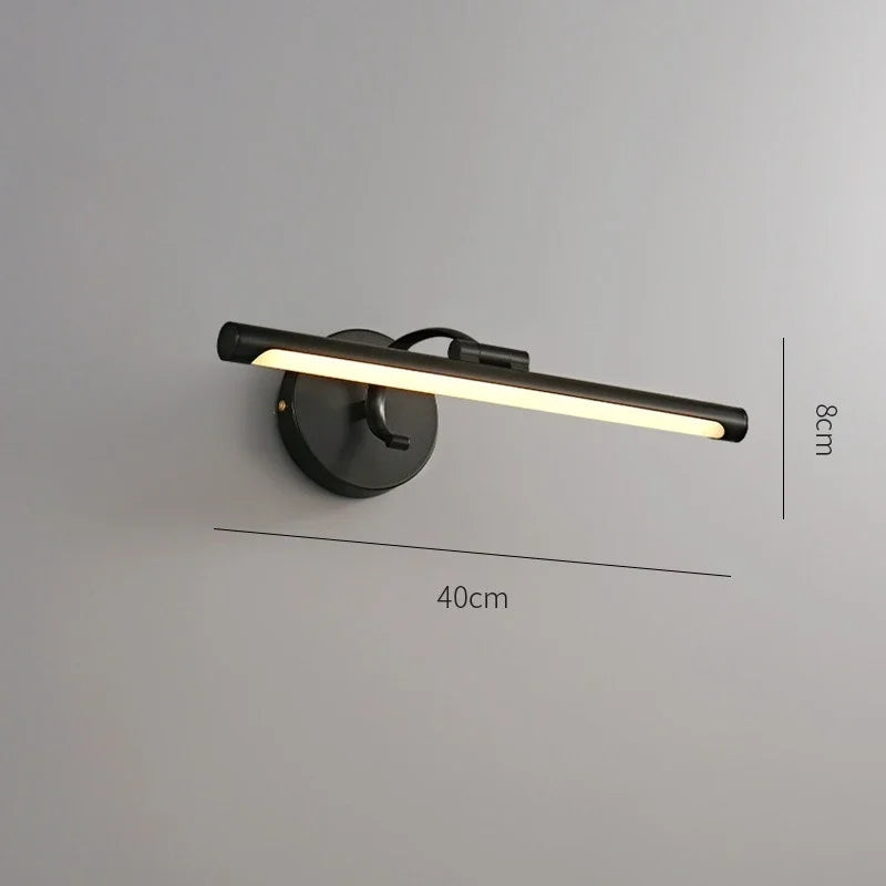 Designer LED Bathroom Vanity & Mirror Light – Modern LED for Bathroom, Bedroom & Bedside | Oriana Contour by Evenlyr