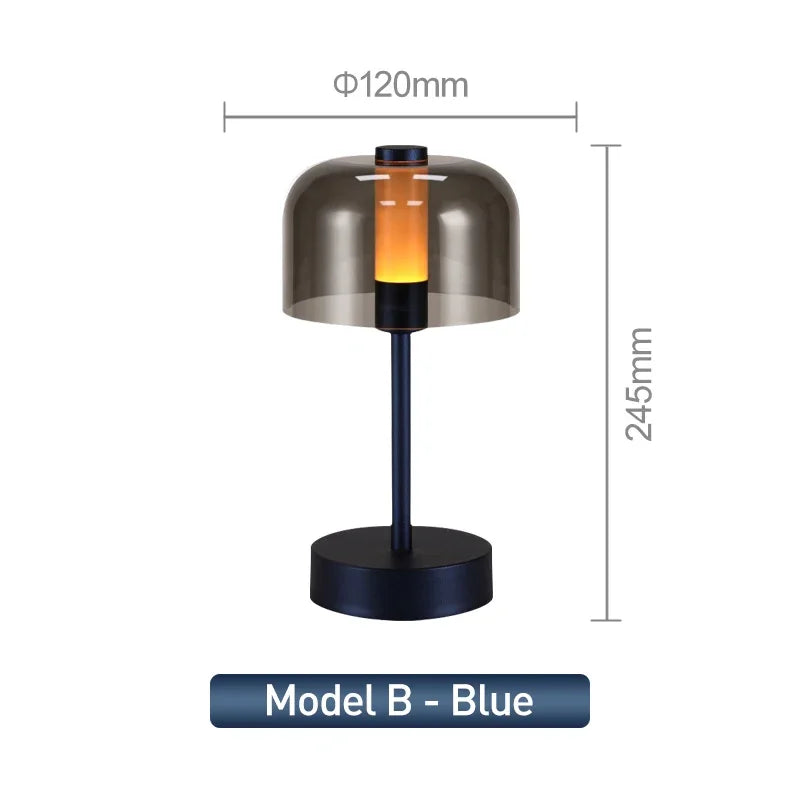 Oriana Arc Rechargeable Aluminum Desk Lamp – product view 7