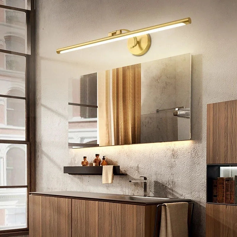 Designer LED Bathroom Vanity & Mirror Light – Modern LED for Bathroom, Bedroom & Bedside | Oriana Contour by Evenlyr