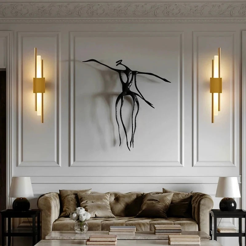 Modern Brass Wall Sconce For Bedroom – product view