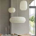 Fabric Chandelier – Wabi-Sabi Minimalist LED for Living Room, Hotel & Hospitality | Celia Veil by Evenlyr