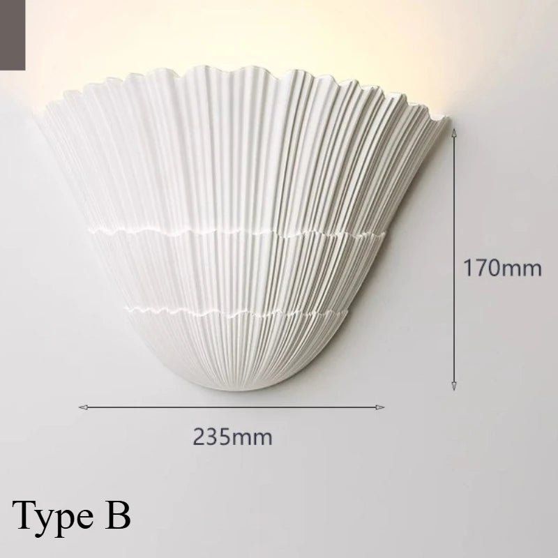 Ilaria Personalized Gypsum Wall Sconce for Hallway – Minimalist