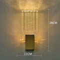 Crystal Chandelier – Modern LED for Bathroom, Bedroom & Bedside, Living Room | Selene Line by Evenlyr