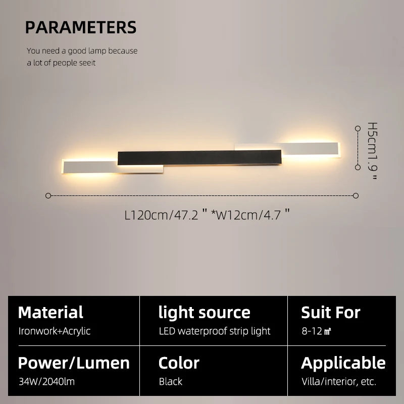 Merano IP65 Outdoor Wall Light for Garden Wall – Dimmable