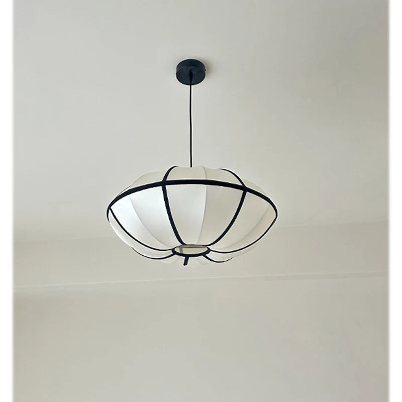 Fabric Chandelier – Wabi-Sabi Vintage for Bedroom & Bedside, Dining Room & Kitchen | Celia Glow by Evenlyr