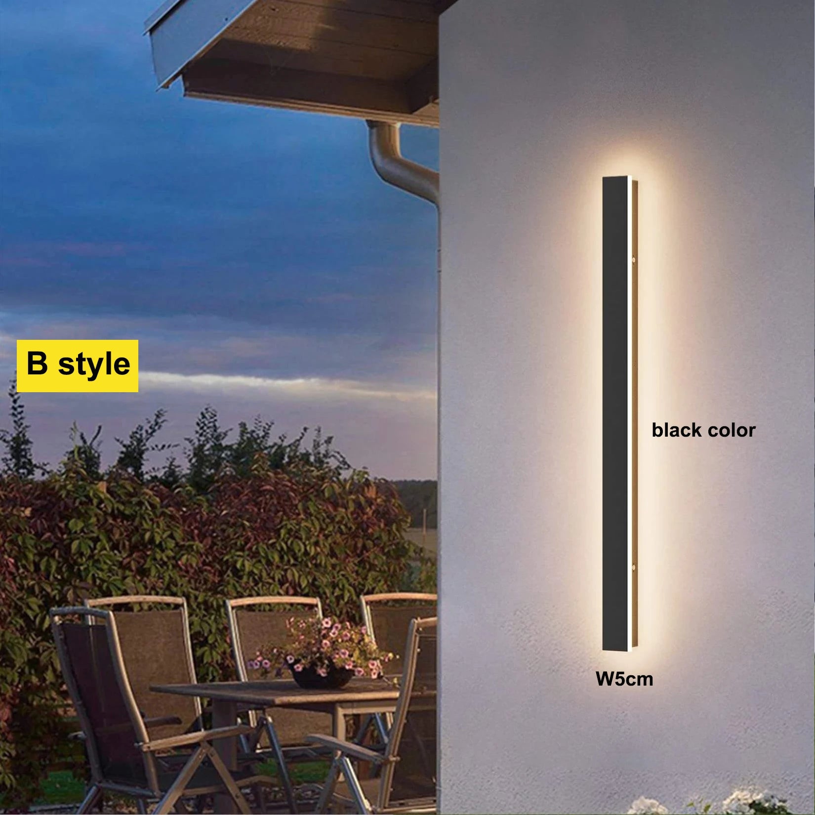 Aurelia Long Outdoor Wall Lantern for Garage