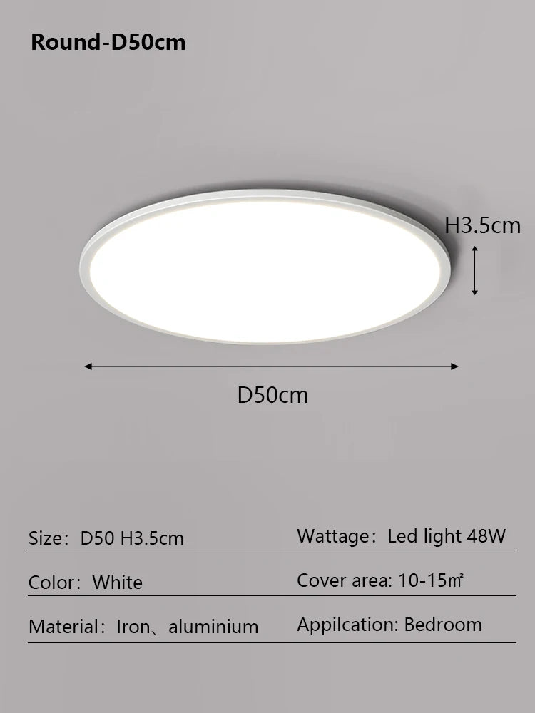 Noemi Halo Aluminum Ceiling Light – product view 10