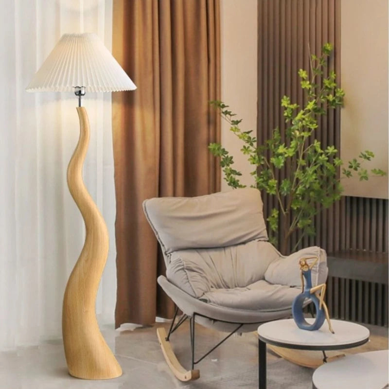 Kaia Ribbon Fabric Floor Lamp – Minimalist – product detail 6