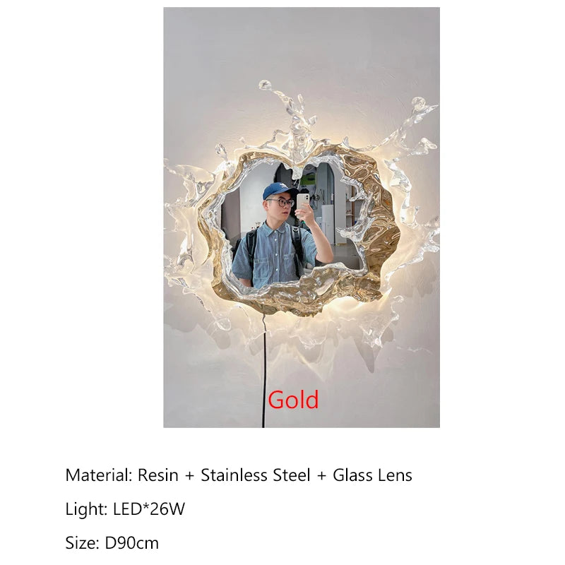 Glass Wall Sconce – Nordic Modern for Bathroom, Bedroom & Bedside, Hotel & Hospitality | Oriana Frame by Evenlyr