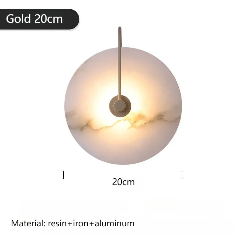 Quintara Alabaster LED Wall Sconce for Bedroom – Luxury – detail view 7