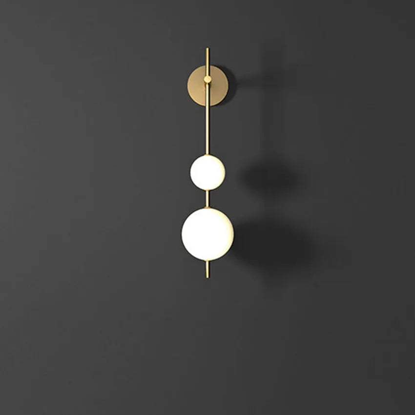 Metal Globe Wall Sconce – Modern LED for Bedroom & Bedside, Hallway & Entryway, Living Room | Selene Crest by Evenlyr