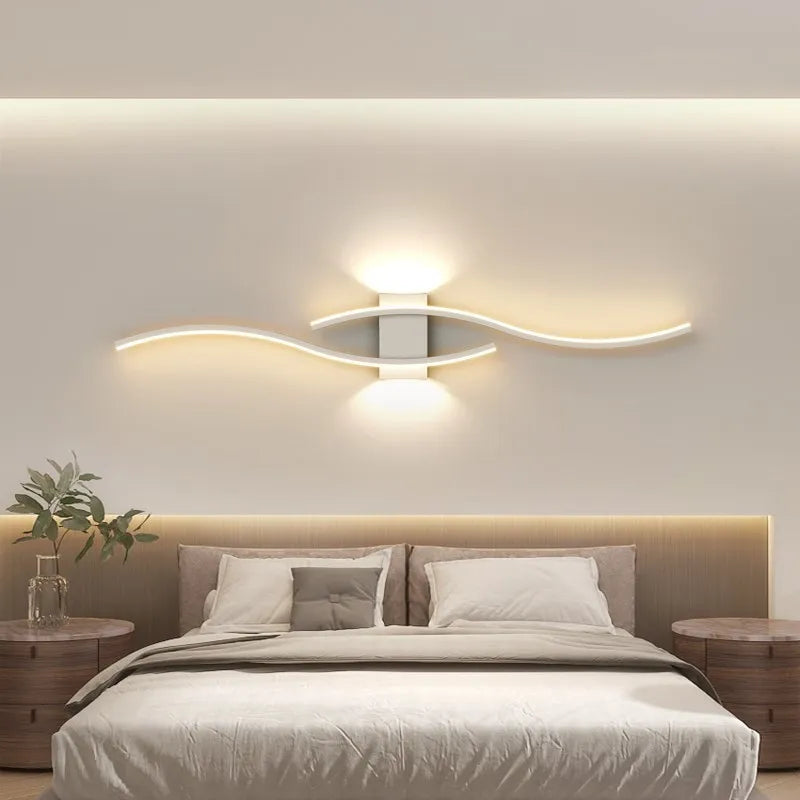 Caspian Modern LED Bedside Wall Sconce for Bedroom