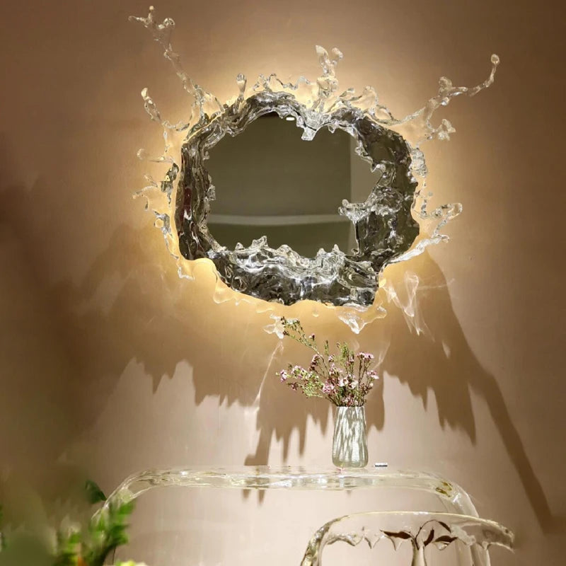 Glass Wall Sconce – Nordic Modern for Bathroom, Bedroom & Bedside, Hotel & Hospitality | Oriana Frame by Evenlyr