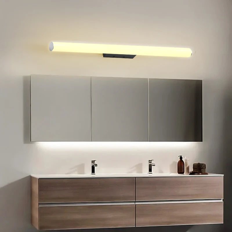 Alaric Halo Linear Aluminum Wall Sconce – product view 3