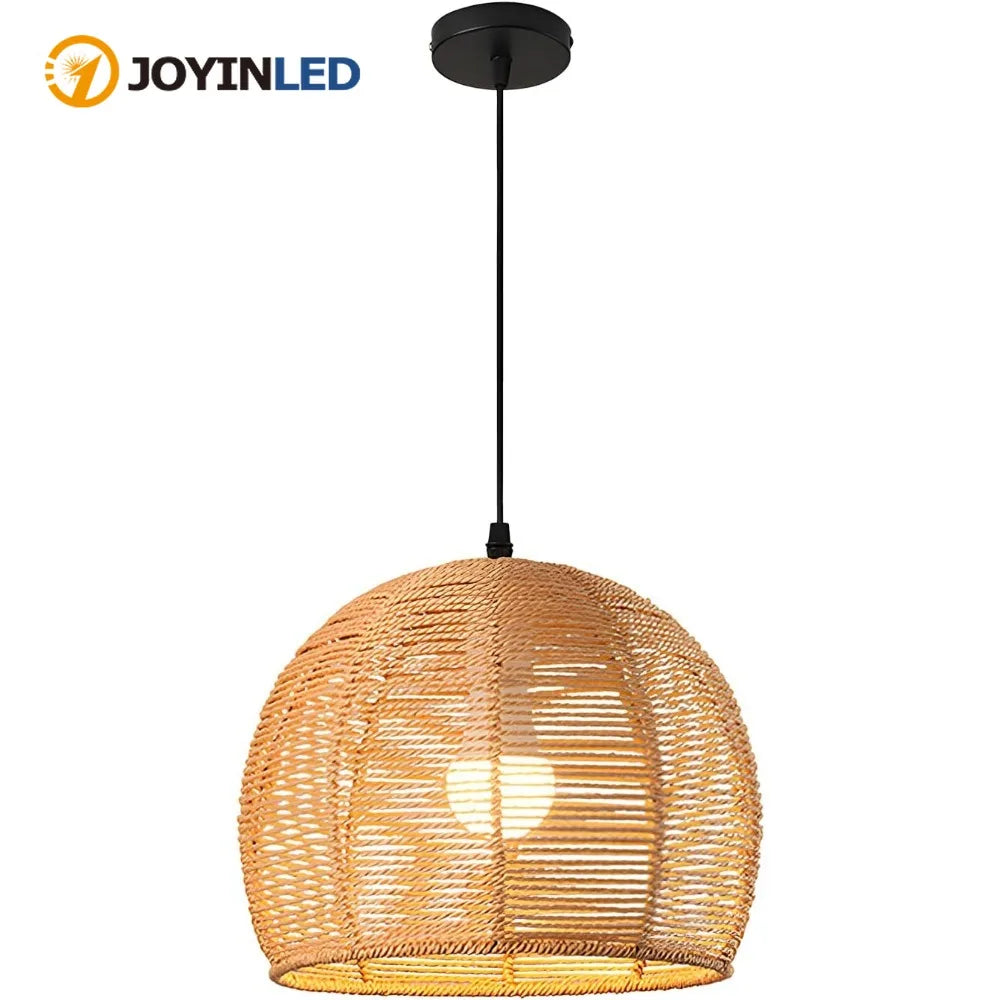 Tivoli 30cm Rattan Chandelier for Dining Room – Bohemian – product view
