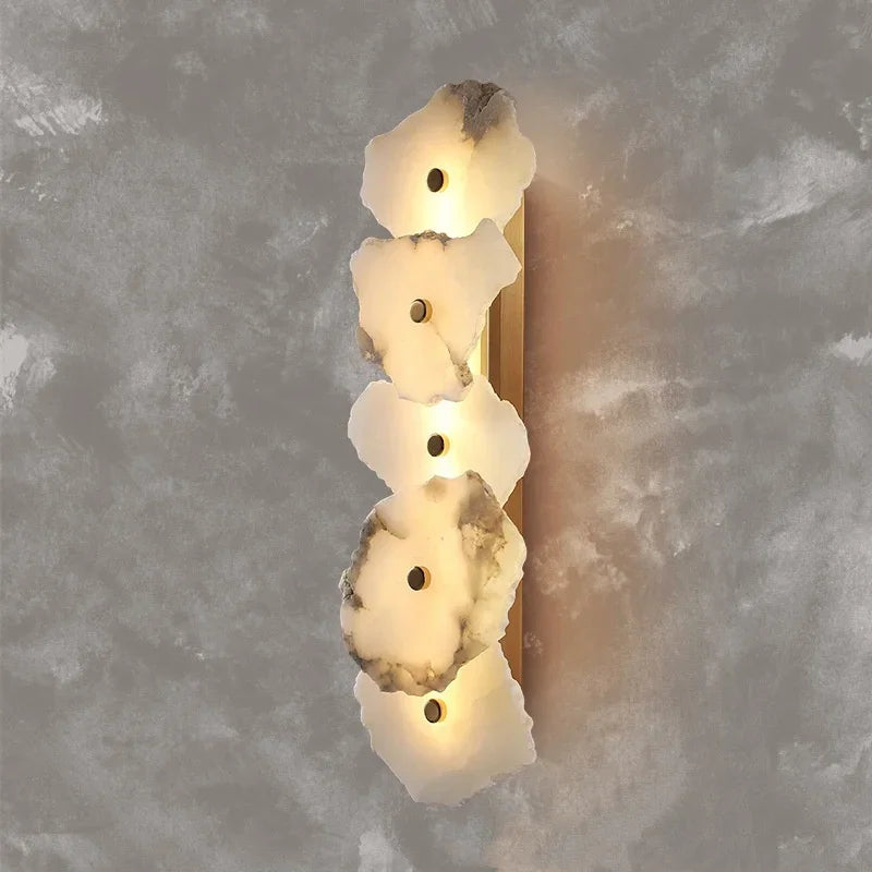 Noma Ridge Natural Marble Wall Sconce – Luxury – product detail 2