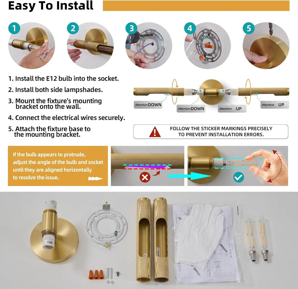Brass Dimmable Picture Light – detail view 5