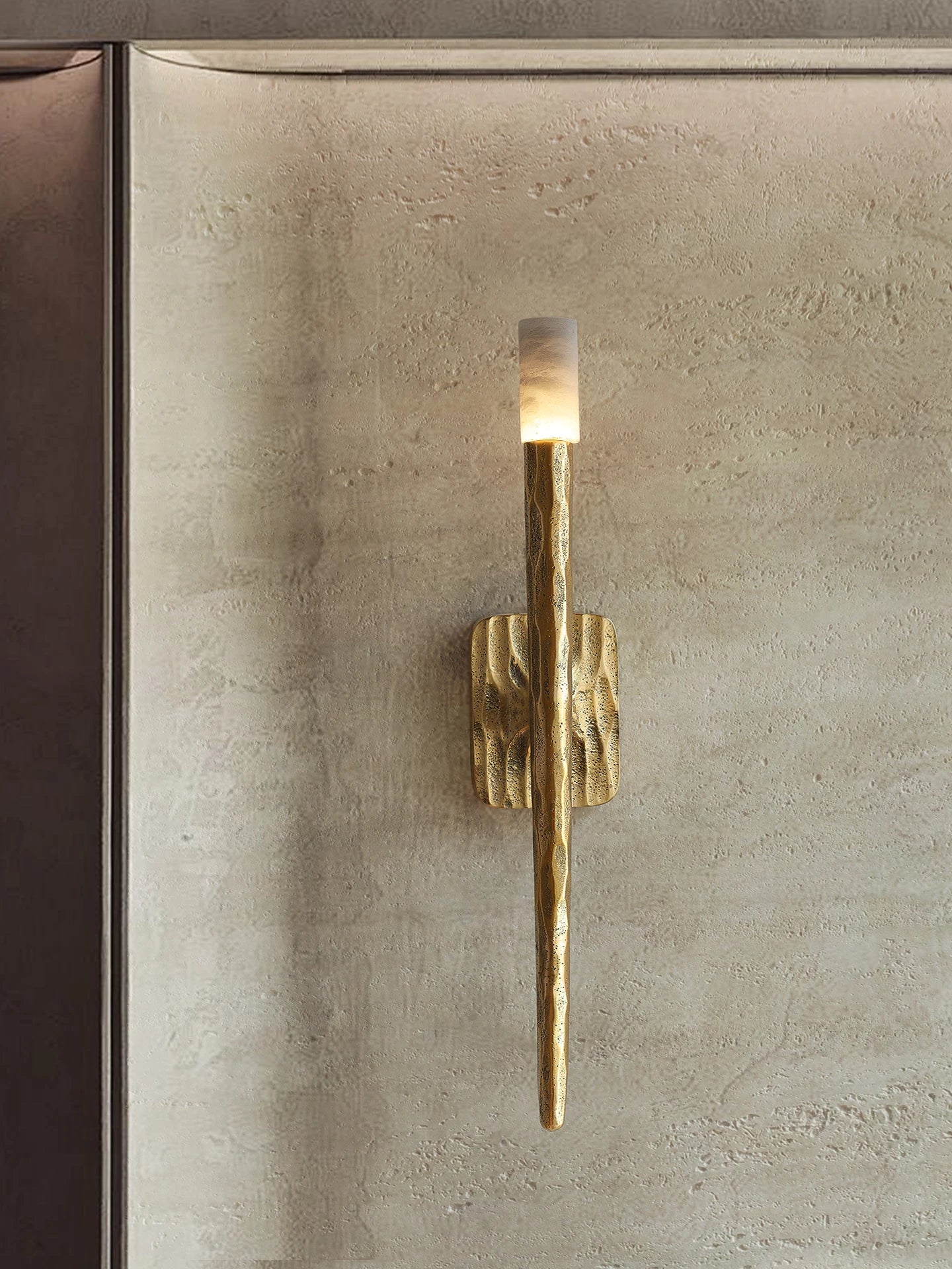 Marble & Copper Wall Sconce – Nordic Modern for Bedroom, Hotel, Dining Room | Vivienne Beam by Evenlyr