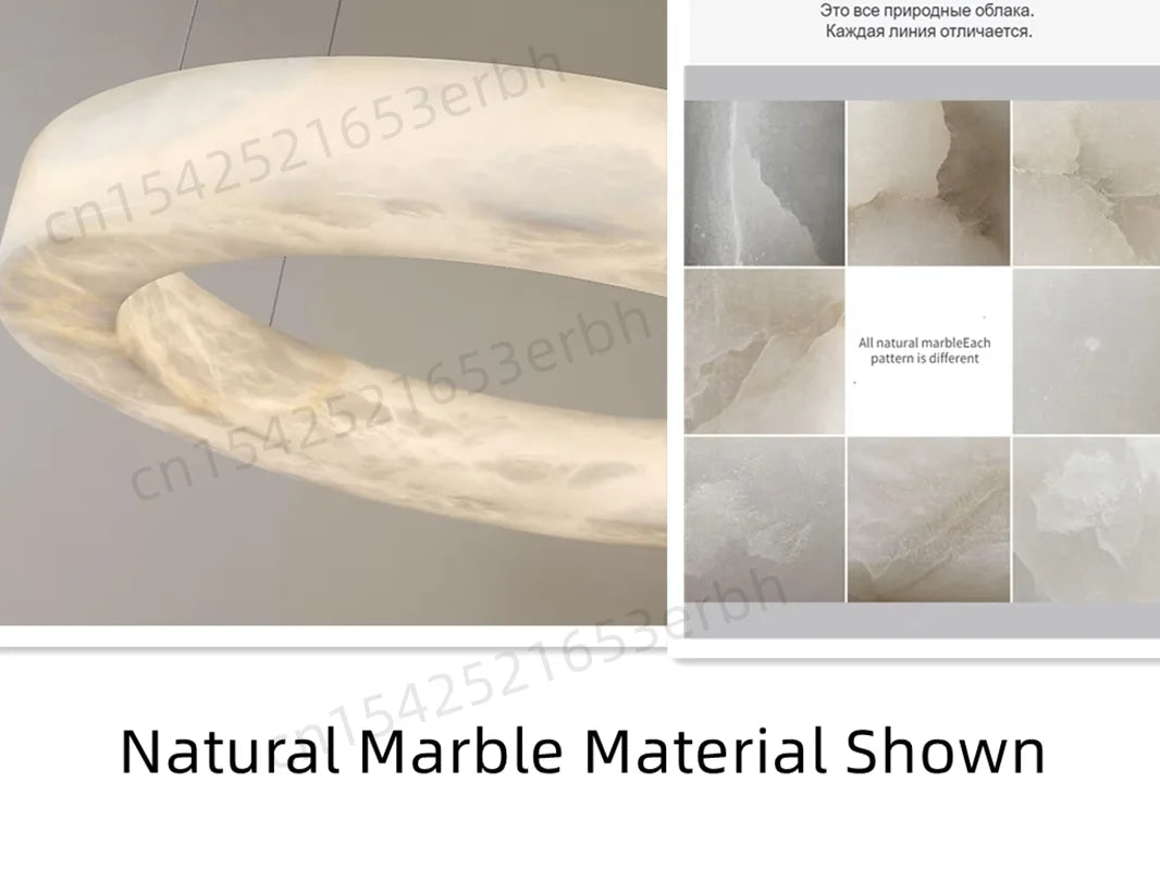 Nero Prism Natural Marble Chandelier – Vintage – product detail 6