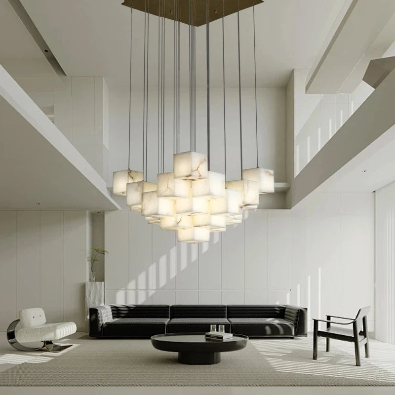 Wren Halo Alabaster Pendant Light – product view 2