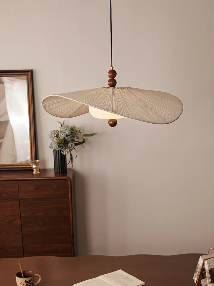 Fabric & Glass Chandelier – Wabi-Sabi Vintage for Hotel & Hospitality, Restaurant & Café | Elowen Veil by Evenlyr