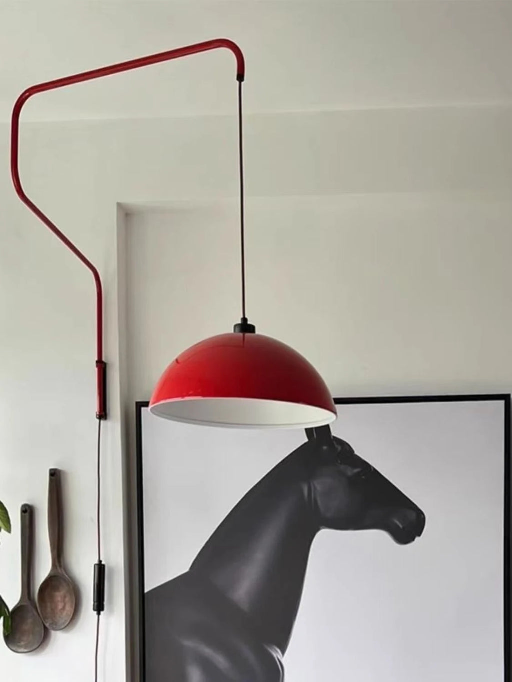 Cyrene Arc Swing-Arm Metal Wall Sconce – product view 5