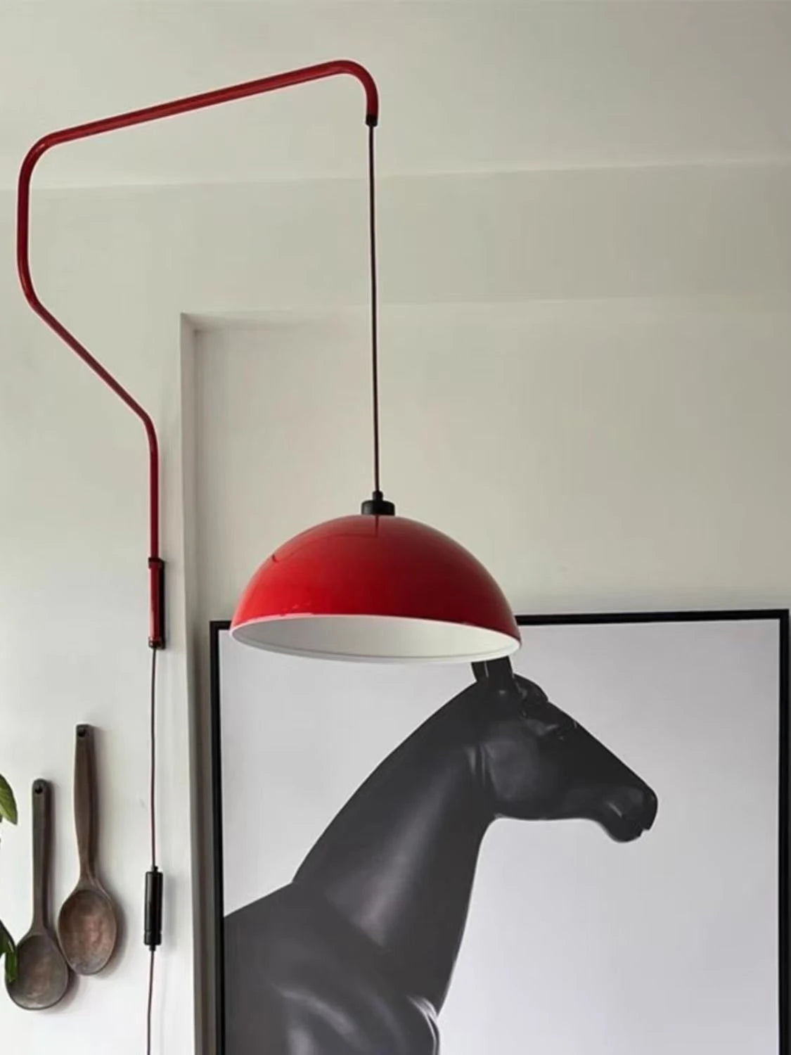 Cyrene Arc Swing-Arm Metal Wall Sconce – product view 5
