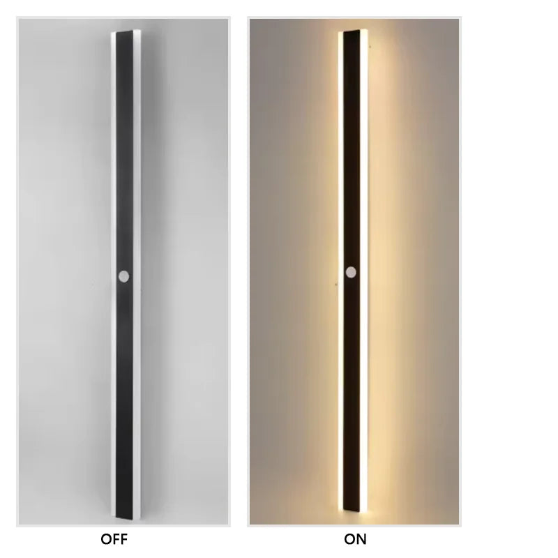 Belluno Frosted Acrylic Motion-Sensor Outdoor Wall Light – IP65 – detail view 5