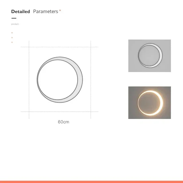 Brisa Arc Moon Metal Wall Sconce – product view 7