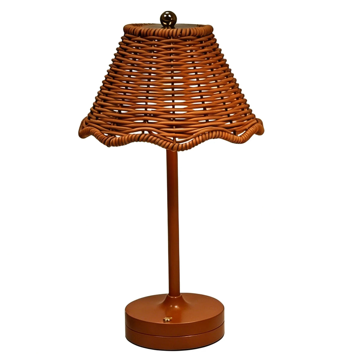 Modern Wood Rechargeable Desk Lamp – detail view 2