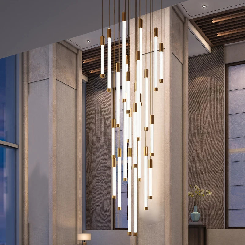 Metal Chandelier – Modern LED for Living Room, Restaurant & Café | Noemi Dome by Evenlyr