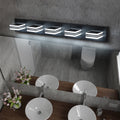 Acrylic Linear LED Bathroom Vanity & Mirror Light – Modern LED Linear for Bathroom | Oriana Dome by Evenlyr