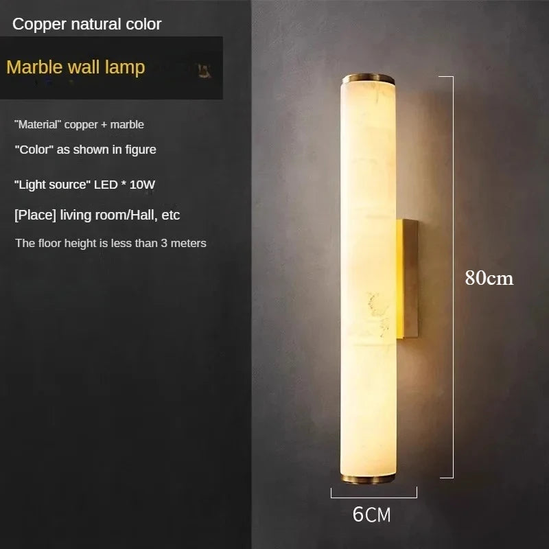 Solis Facet Alabaster Wall Sconce – Minimalist – product detail 7