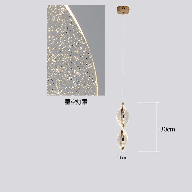 Soren Loop Acrylic Wall Sconce – Nordic – product detail 11