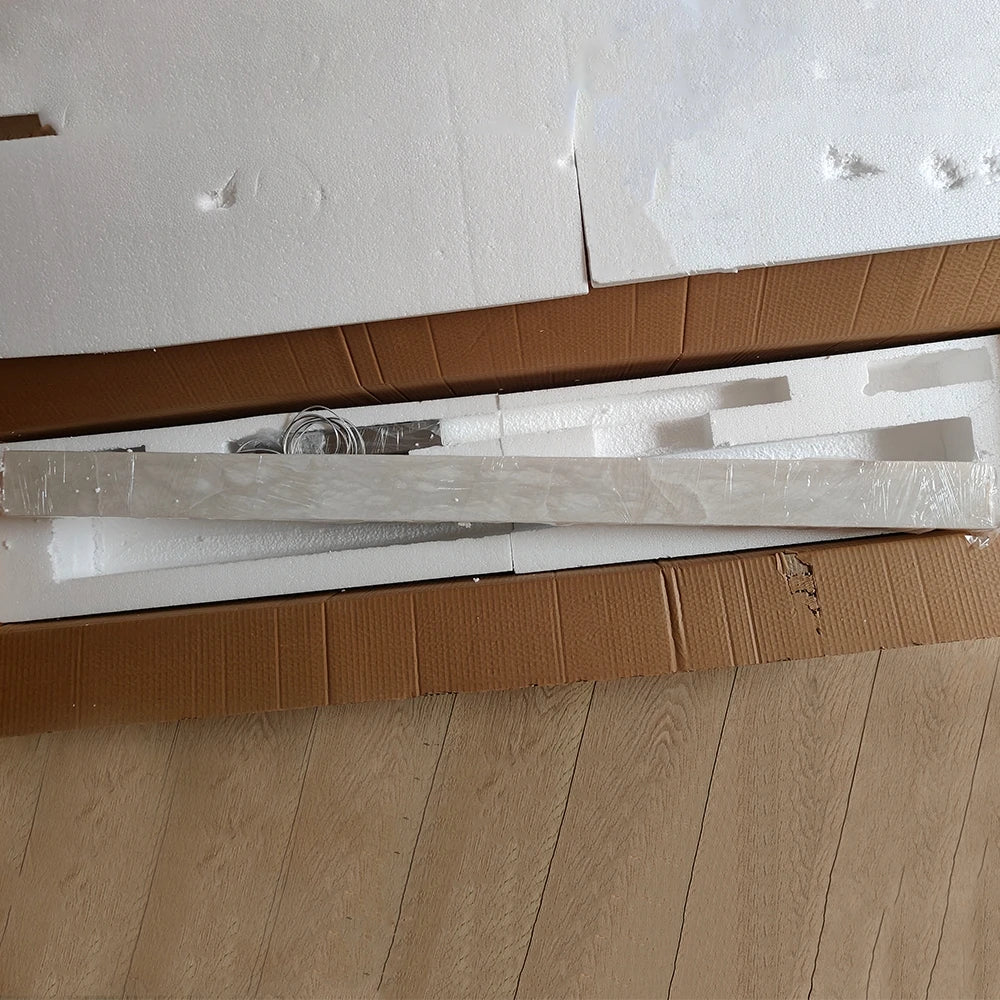 Merano Natural Marble Linear Chandelier for Kitchen Island – detail view 4