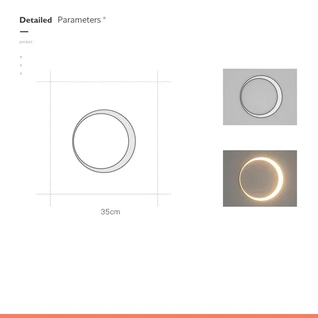 Brisa Arc Moon Metal Wall Sconce – product view 9