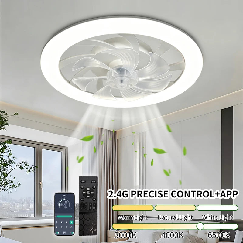 Neroli 6-Speed Dimmable Ceiling Fan Light – Remote Control – detail view 7