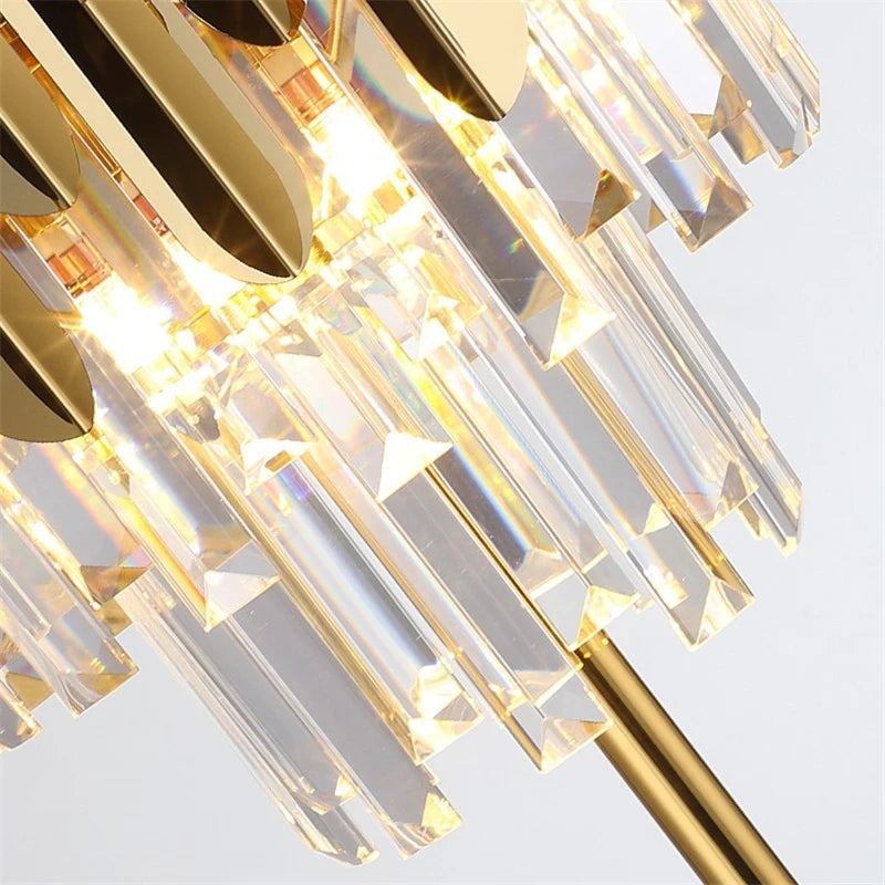 Lune Crown Glass Floor Lamp – Nordic – product detail 4