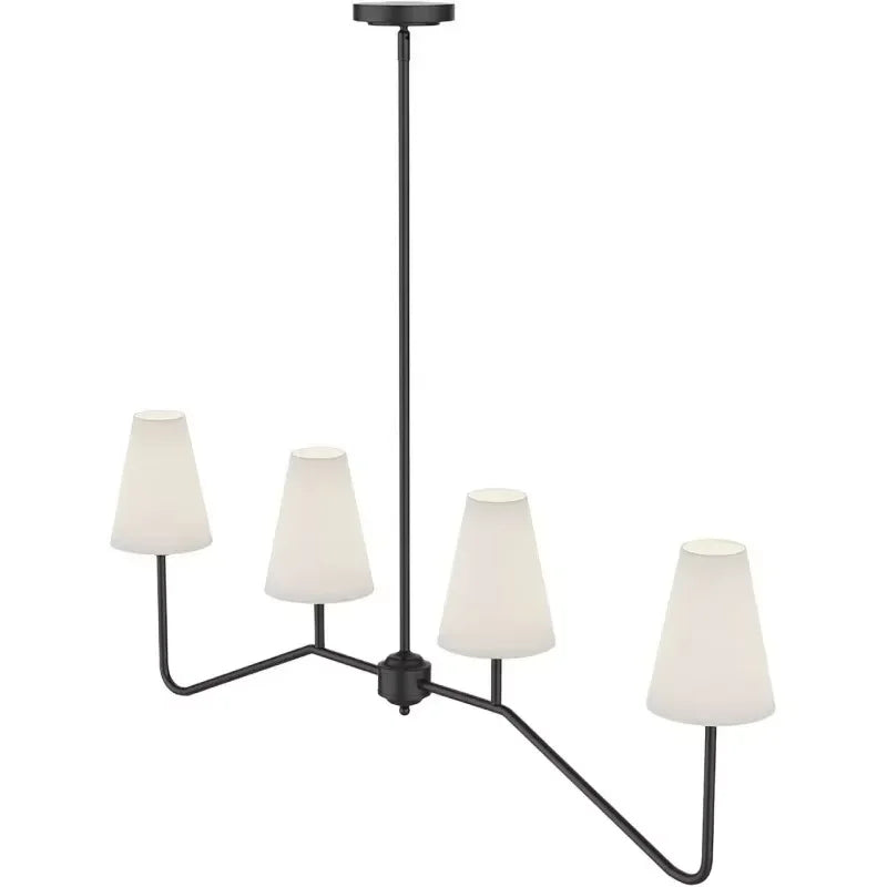Riva Veil Fabric Chandelier – Minimalist – product detail 13