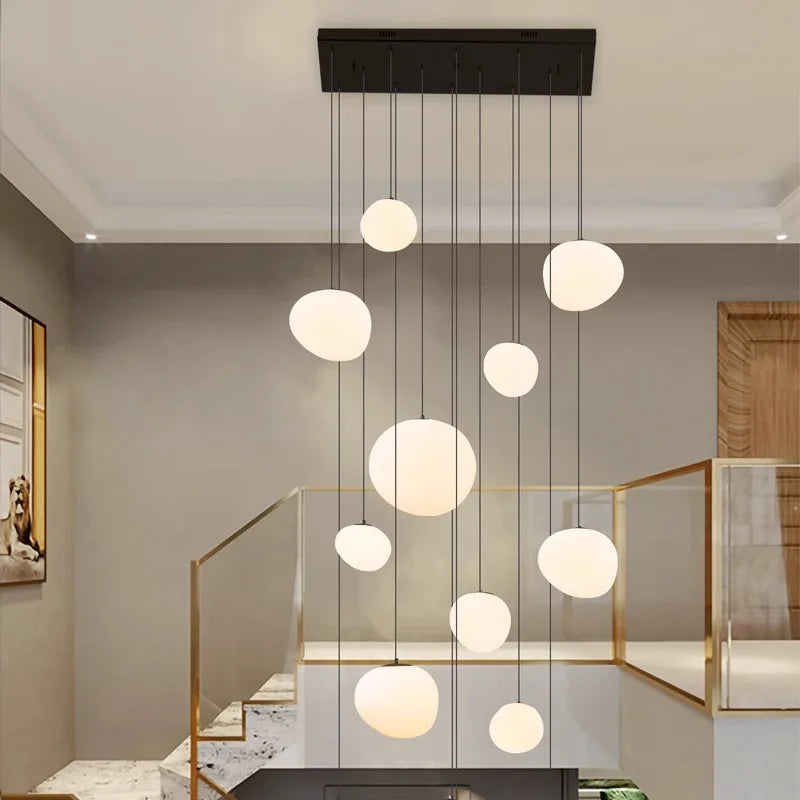 Designer Chandelier – Modern Minimalist for Living Room, Staircase, Dining Room | Sorella Arc by Evenlyr