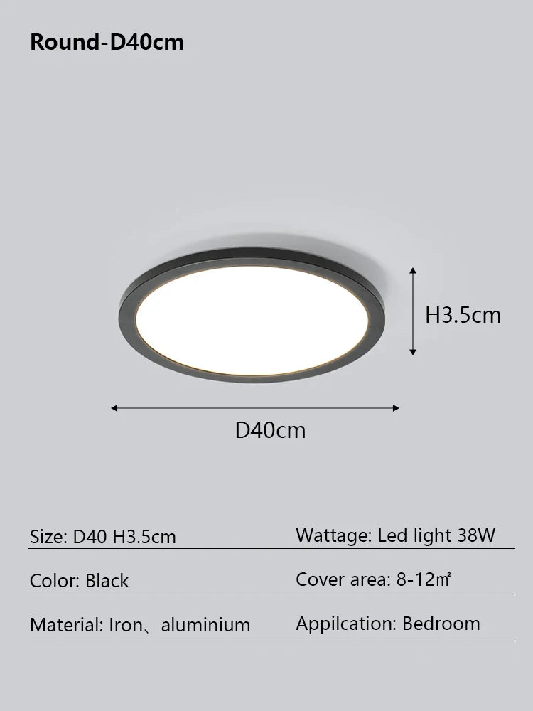 Noemi Halo Aluminum Ceiling Light – product view 8
