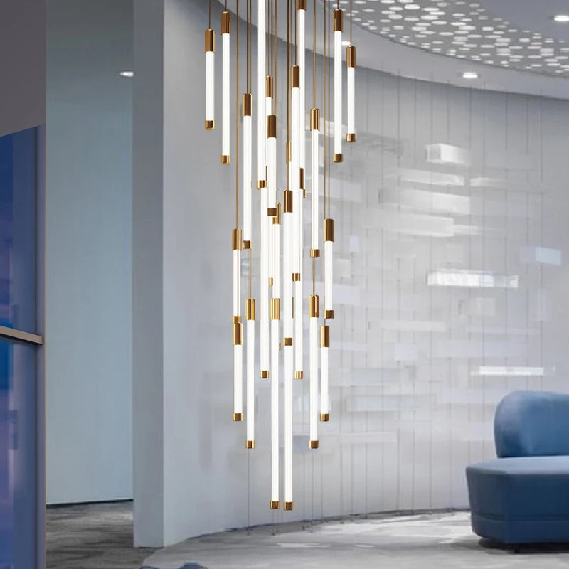 Metal Chandelier – Modern LED for Living Room, Restaurant & Café | Noemi Dome by Evenlyr