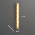 Glass & Crystal Wall Sconce – Modern Minimalist for Bedroom, Hallway, Living Room | Evanthe Beam by Evenlyr