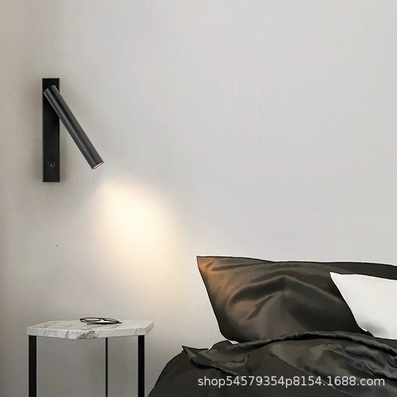 Firenze Adjustable LED Reading Wall Spotlight with Switch