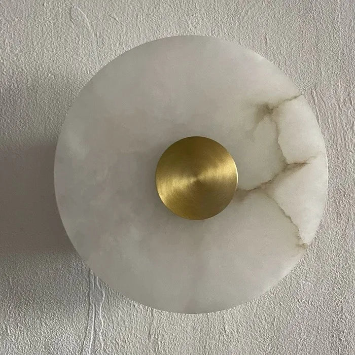 Kalix Veil Sculptural Marble Wall Sconce – product view 5