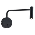 Metal Adjustable Swing-Arm Wall Sconce – Modern Adjustable LED for Bedroom & Bedside, Hotel & Hospitality | Aveline Orbit by Evenlyr