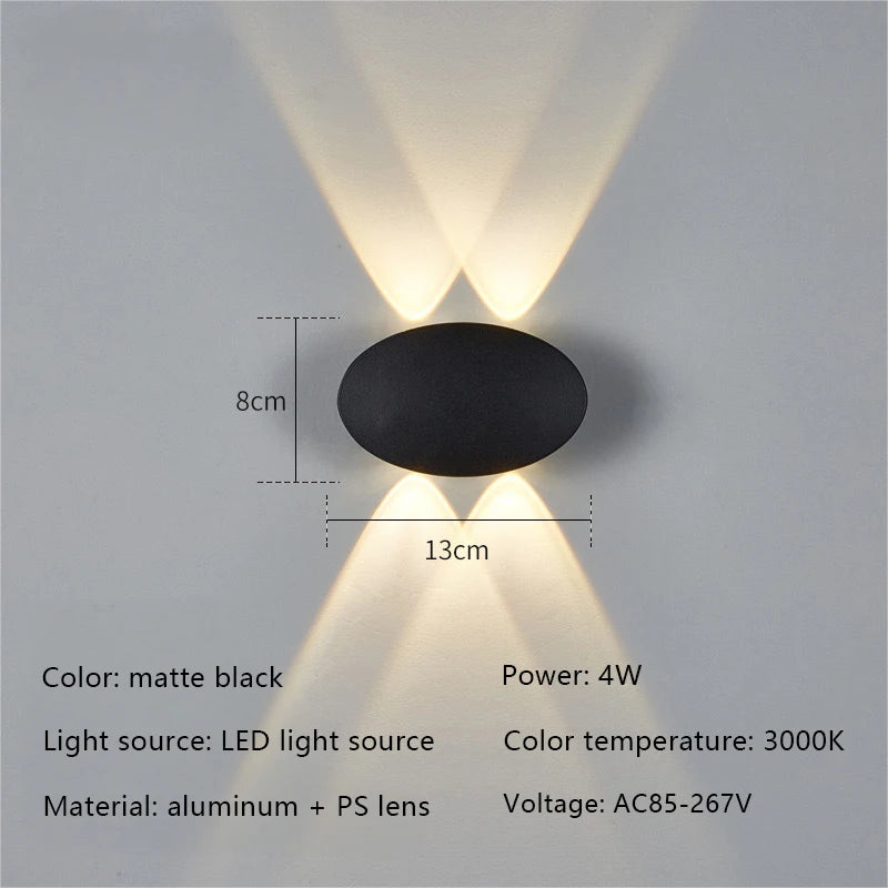 Solis Facet Aluminum Outdoor Light – Water-Resistant – product detail 6