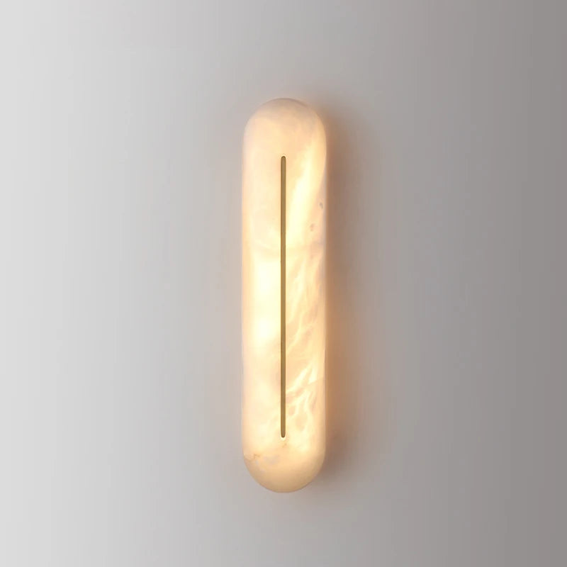 Thea Aura Natural Marble Wall Sconce – Dimmable – product detail 2