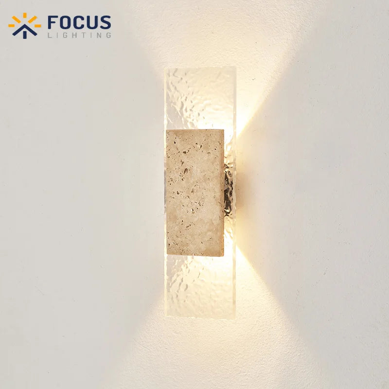 Elara 18W Linear Outdoor Wall Light for Exterior Wall – Stone