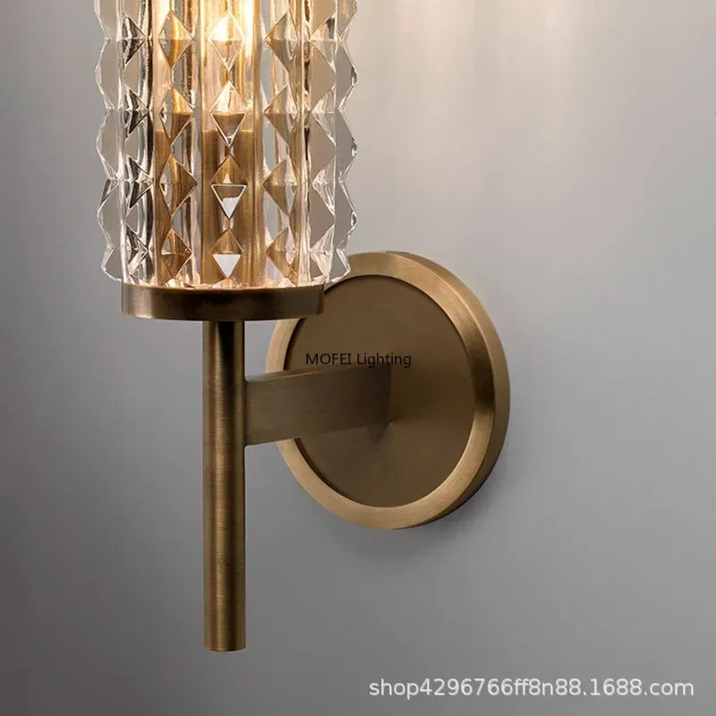 Caelia Veil Copper Wall Sconce – product view 3